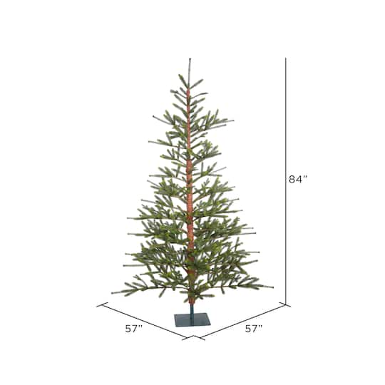 7ft. Unlit Bed Rock Pine Artificial Christmas Tree